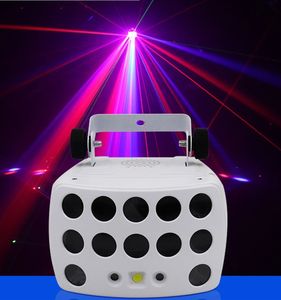 DMX512 RGBW LED Laser Strobe Disco DJ Beam Spot Stage Lighting Effect Home Party Dance Club Wedding Butterfly Light LED Effects