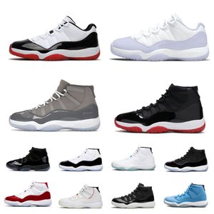 11 Retro 11s mens basketball shoes midnight navy velvet Cool grey cherry 72-10 Jubilee 25th Anniversary Gamma Blue low pure violet Concord bred women sneakers trainer