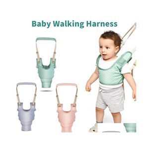 Baby Walking Wings Walker Sling Toddler Belt ryggsäck Barn barn som lär sig sommaraktivitet Gear Löstagbart dragkraft Dualuse D Dheyq