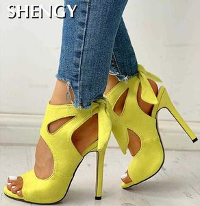 High-heeled 2022 for Ankle Sexy Summer Pumps Women Strap Peep Toe High Party Wedding Lace Up Ladies Heels Sandals T230103 64