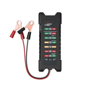 12V/24V Auto Digital Battery Tester Ferramenta de diagn￳stico Testador de m￺ltiplas fun￧￵es para melhorar a seguran￧a da dire￧￣o