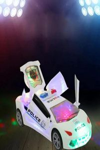スタントユニバーサルエレクトリック車自動変形車で音楽で回転する3D照明キッズToys9429979