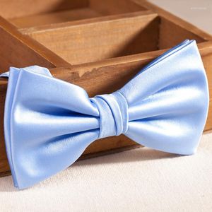 Bow Ties 2022 Двойная ткань дизайнеры бренда бренда бабочка для мужчин роскошная мужская свадебная вечеринка Cravat подарочная коробка