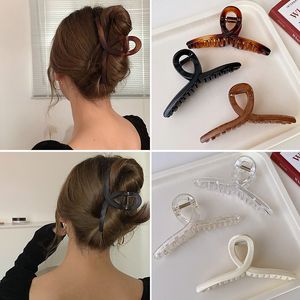 Vintage Cross Hair Clip Stor Barrette Crab Hair Claws Bath Ponytail Clips for Women Girls Hair Accessories