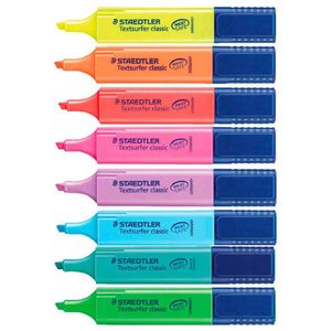 1st STAEDTLER 364 Color Highlighter Pen 1-5mm Classic Art Marker Spot Liner Highlight Paper Fax Ritning A6110