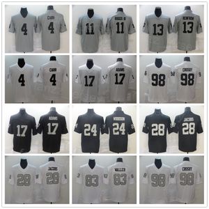 Men Football 83 Darren Waller Jerseys 98 Maxx Crosby 17 Davante Adams 24 Johnathan Abram 24 Charles Woodson 28 Josh Jacobs 4 Derek Carr 13 Hunter Renfrow 11 Henry Ruggs