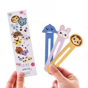 30pcs Cute Animal Ruler Bookmark Set Cartoon Design Paper Memo Page Marker for Books Reading Unique Gift School A7194