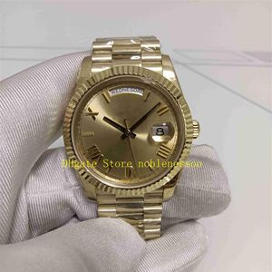 13 Style Top Version Herrenuhr BP Factory Herren 228238 President Date 40mm Champagner 18K Gelbgold 228235 Armband Eta Cal 2813 M271Z