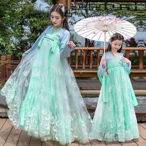 Abbigliamento etnico Abiti tradizionali cinesi Abbigliamento da danza antica Hanfu per ragazze e donne Abiti da festival Costumi per spettacoli cosplay