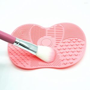 Makeup Brushes Silicone Brush Foundation Cleaner Pad Scrubber Board Cosmetic Make Up Washing Gel Cleaning Mat 20#