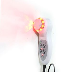 Eye Massager 3Mhz Ultrasonic Face 7 LED Skin Rejuvenation Iontophoresis Care Cleaner Beauty 110-240V 221208