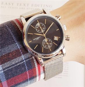 Boss Watch Luxury Mens Watches 40mm Quartz Stopwatch All Function Relogio Tous les pointeurs travaillent Deisgner imperméable Chronograph WA8978527