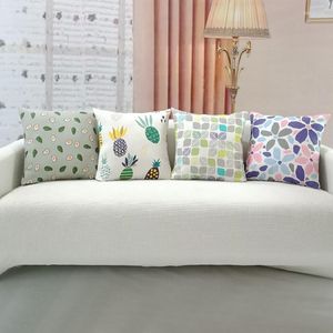 Pillow Impred Cotton Cover Room Decoration Square para sofá 45x45cm 60x60cm