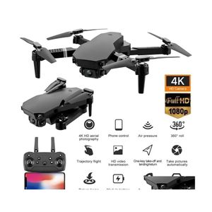 Electric/Rc Aircraft Rc Drone Headless Mode 4K Double Camera Folding Remote 1080P Dual Quadcopter Helicopter Kids Toys S70 Pro 22022 Dhcep