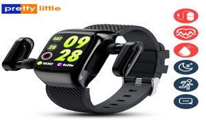 S300 Smart Watch Men Ohrh￶rer mit Bluetooth -Ohrh￶rern Smartwatch Music Sports f￼r ￜbung laufen zwei in eins f￼r Android iOS1317703