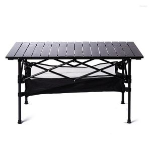 Camp Furniture Outdoor Oversized Folding Table Adjustable Height Easy Use And Carry. Suit For Camping BBQ Picnic Hiking Self-drive Tour