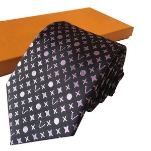 Designer crallies menin ties cravatte da uomo cravatta stampa il tempo libero lussuoso seta cravat con scatola originale