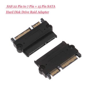 6Gbps SFF 8482 SAS to SATA Angle Computer Adapter Converter Straight Head Durable Portable for PC