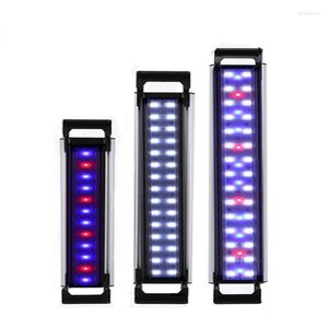 Grow Lights LED Aquarium Light For 20-65CM Fish Tank Aquatic Plant Lamp Lighting Water Luminaria With Timer And Dimming