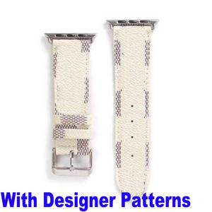 Top Fashion L Designer Watch Band Straps For apple watchband 49mm 45mm 41mm 38mm 40mm 42mm 44mm PU leather Smart iwatch 8 7 6 5 4 3 2 1 SE Replacement With Adapter Connector