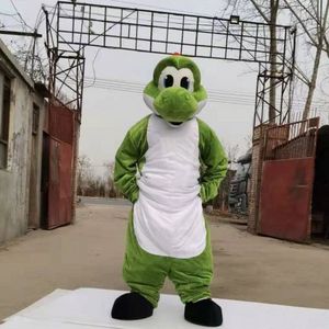 2022 NOWOŚĆ szczęśliwego Halloween Green Dragon Mascot Costume Furry Suit