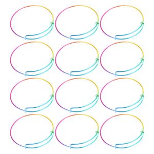 Adjustable Wire Bracelet Blank Bracelets Metal Expandable Diy Bangle Bangles Making Wristband Chains Ring Alloy Jewelry Charm