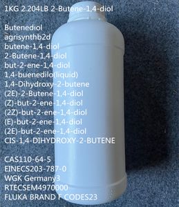 Altre materie prime 99 Purezza 1,4-B glicole 1,4 BDO Trade Directly 14B CAS 110-64-5 CAS110-63-4 2-Butene-1,4-diolo Butenediolo agrisynthb2d butene-1,4-diolo C4H8O2 EINECS 203-787-0