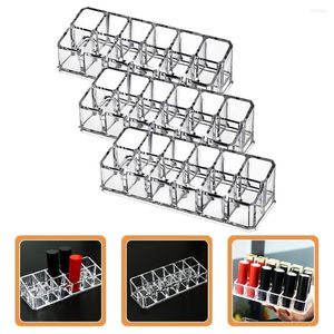 Storage Boxes Lipstick Holder Organizer Brush Stand Makeup Displayorganizers Vanity Clearacrylic Tray Tower Shop Caddydelicate