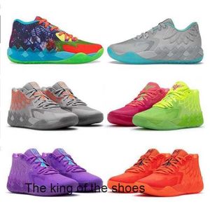 OG 2022 Lamelo Ball MB 01 Basketballschuhe Rick Rot Grün und Morty Galaxy Lila Blau Grau Schwarz Queen Buzz City Melo Sportschuh Trainner