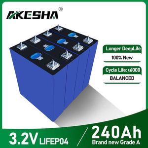 Yepyeni A 240AH LIFEPO4 Şarj Edilebilir Lityum Demir Fosfat Hücresi 3.2V 230AH PAKET 12V 48V DIY EV Güneş Golf Sepeti Forklift