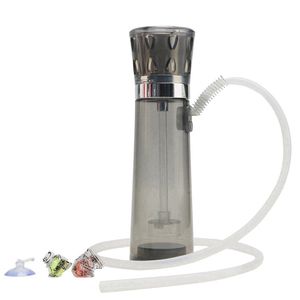 Cool Colorful Sparkle LED Lamp Pipes Kit Dry Herb Tobacco Filter Hookah Shisha Smoking Waterpipe Cars Vehicle Portable Hand Innovative Cigarette Bong Holder DHL