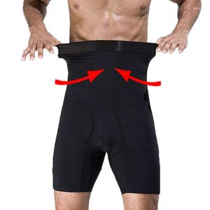 Erkekler Vücut Shapers Beyaz Zayıflama Şekerleme Bel Erkek Karın Göbek Erkek Külot Siyah iç çamaşırı yüksek yağ yanık fitness pantolon