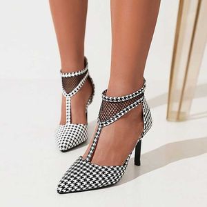 Summer Women Fashion for Cut-outs High Heels Gladiator Sandals Sexy Party Shoes Female Large Size 45 47 T221209 61a9