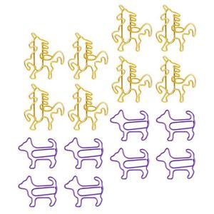 Clips Paper Dog File Bookmarks Bookmark Cute Clamp Binder Animalsletter Creative Paperclips Paperclip Note Metal Funny Clip Memo