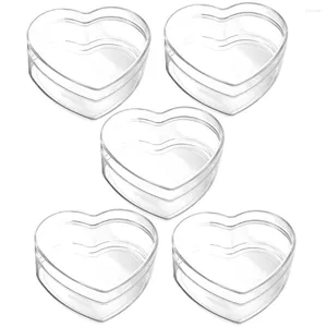 Gift Wrap Box Heart Candy Boxes Wedding Clear Transparent Shaped Holder Ring Favor Jewelry Party Christmas Acrylic Birthday Mini