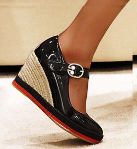 SURES BUTS EAGSITY 2022 Design Espadrilles Mary Jane Wedges Obcowanie Platforma Platforma Wysoka linka Sole Casual Fashion