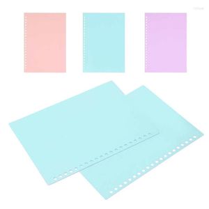 Gift Wrap PP Loose Leaf Cover 20 Sheets Binding A5 Holes Flexible Plastic Presentation