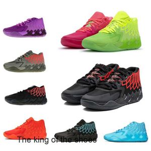 OG Basketballschuhe LaMelo Ball MB-1 Männer Frauen Basketballschuh Grün Schwarz Rot Blau Rick Morty Herren Trainer Atmungsaktiv Bequemer Sport