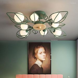 Ceiling Lights Minimalist Modern Luster LED Light Nordic Decor Glass Lamp Luminaires Living Room Lamps Kitchen Fixtures