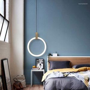 Pendant Lamps Kitchen Light Dinning Room LED Lamp Office Modern Ceiling Lights Bedroom Chandelier Lighting El 30cm Free Bulb