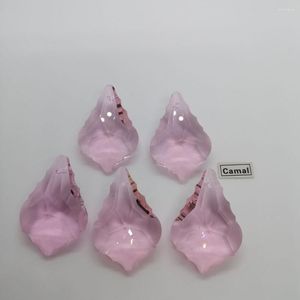 Chandelier Crystal Camal 5PCS 38mm Pink K9 Glass Prisms Pendant Drop SunCatcher Lamp Lighting Part Hanging Decoration