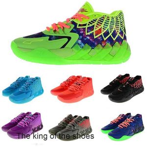 أحذية كرة السلة OG 2022 MEN LAMELO BALL MB.01 Signature Basketball Shoes Dropshiping Training Galaxy Queen City Purple Glimmer