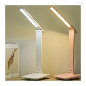 Tischlampen Dimmbare LED-Lampe Lade Smart Portable für Studie Warmes Licht Kreative Nachttisch Schlafzimmer Barra de Luz