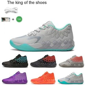 Designer Lamelo Ball MB.01 Mens Basketball Shoes Rick and Morty Queen City inte härifrån Black Blast Lo Ufo Men Trainers Sport Sneakers