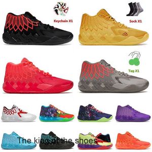 2022 Men Women Basketball Shoes LaMelo Ball University Gold Buzz City Rick And Morty BE You LO UFO Galaxy Mens Sports Trainers Sneakers
