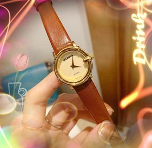 G Bee Women's Famous Quartz Battery Watch Classic äkta läderbältet Vattentät superljust Small Fine Cool Ladies Femal Wristwatch Orologio Di Lusso Gifts