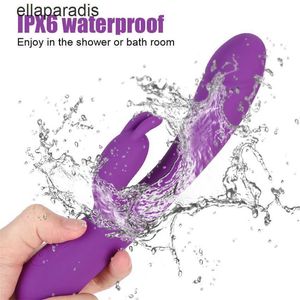 Sex Toys massager Female Masturbator Clitoris Stimulate Toy for Women G-spot Rabbit Heating Vibrator Dual Stimulator