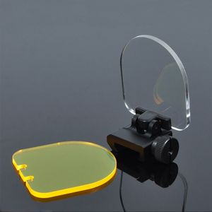 Kapsam Dağı 20mm Gözlük Koruyucu Tüfek Airsoft Lens Koruma Katlanabilir Koruyucu Lens Red Dot Sight Mücadele Holografik Gözlük Göz Koruma