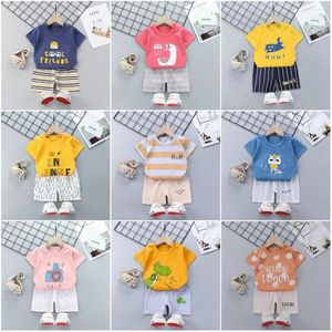 Set di abbigliamento 2 pezzi Abbigliamento per bambini per bambini Età 2 3 4 Estate Bambini Magliette a maniche corte Pantaloncini Completo per bambina Tuta nata Set