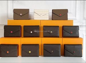 Women Bag designer plånböcker Klassiska kvinnor kreditkortshållare väskor mode olika stilar och färger tillgängliga grossist kort plånbok handväska med låda